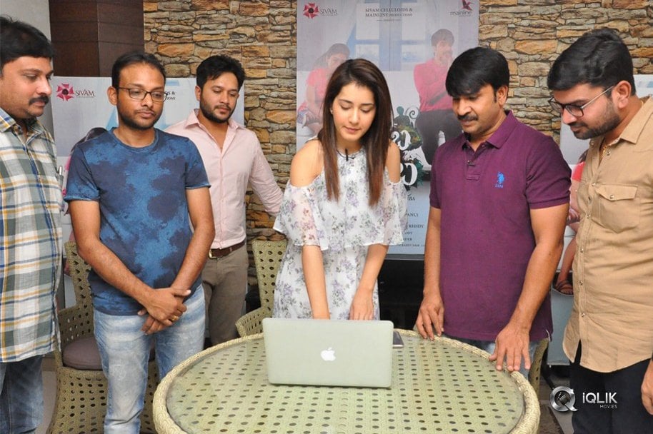 Jambalakidi-Pamba-Movie-Lyrical-Video-song-Launch-by-Raasi-Khanna